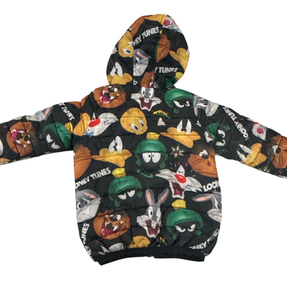 Members Only Multicolor Cartoon Puffer Jacket - Picture 2 of 8